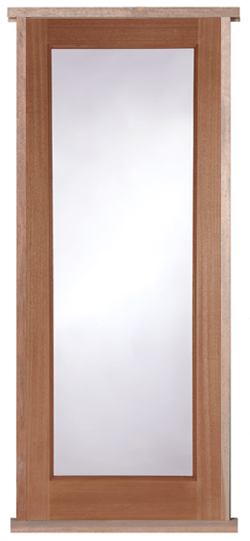 Pattern 10 Hardwood External Pre-hung Door Set